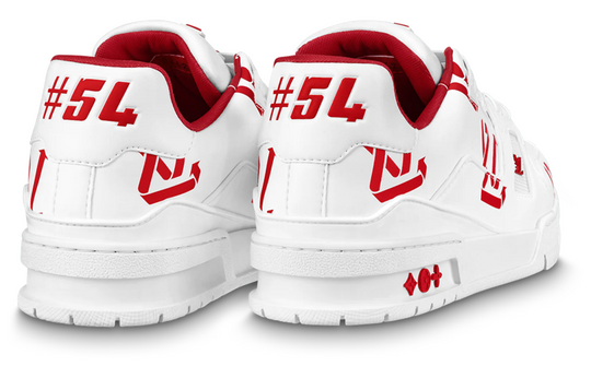 LOUIS VUITTON LV Trainer Sneakers 'White Red' 1AAGYH