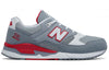 New Balance 530 Leather Textile 'Grey Red' M530CVB