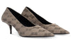 (WMNS) Balenciaga 60mm Square Knife BB Monogram pumps 'Tan' 707353W2I103020