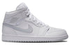 Air Jordan 1 Retro Mid 'White Platinum' 554724-108