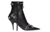 (WMNS) Balenciaga Cagole 90mm Booties 'Black Arena Lambskin' 694379WAD4E1081