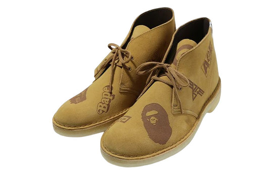 BAPE x CLARKS Leather 'Beige' 1G23-191-905-BEIGE