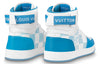 LOUIS VUITTON Rivoli Ankle Sneakers 'White with Blue Plaid' 1AA0D5