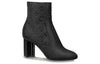 (WMNS) LOUIS VUITTON Silhouette 8cm Heeled Boots 'Black Monogram' 1ABP9G