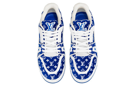 LOUIS VUITTON LV Trainer Sneakers 'Cobalt Blue Monogram' 1ABFRQ