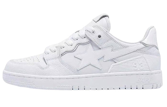 A BATHING APE Sk8 Sta 'All White' 1I70-191-010-WHITE