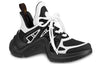 (WMNS) LOUIS VUITTON LV Archlight Calfskin Sports Shoes Black/White 1A5C8L