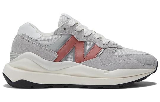 (WMNS) New Balance 57/40 'Light Aluminum Mineral Red' W5740SLC
