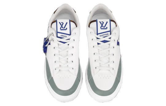 LOUIS VUITTON Charlie Sneakers 'White Green Blue' 1ABYVN