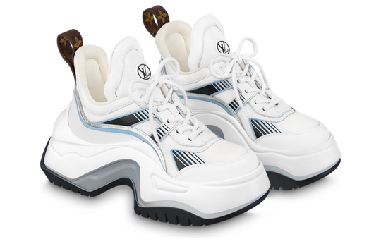 LOUIS VUITTON Archlight 2.0 Platform Sneakers 'White Blue Grey' 1ABI4O