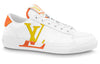 LOUIS VUITTON Charlie Sneakers 'White Orange' 1AA4BA
