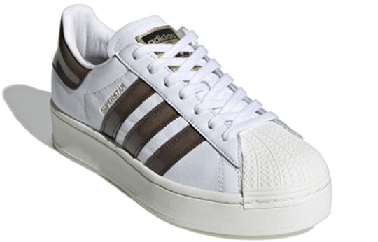 (WMNS) adidas BlackPinkadidas originals Superstar Bold 'White Brown' FV3356