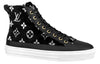 (WMNS) LOUIS VUITTON Stellar Ankle Sneakers 'Black White Monogram' 1A95NB