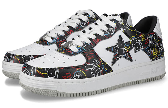 A BATHING APE Bape Sta Be@R Camo X Medicom Toy Exhibition 'Black White' 1H73-291-911-BLACK