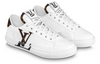 (WMNS) LOUIS VUITTON Charlie Sneakers 'White with Brown Side Logo' 1AADOW