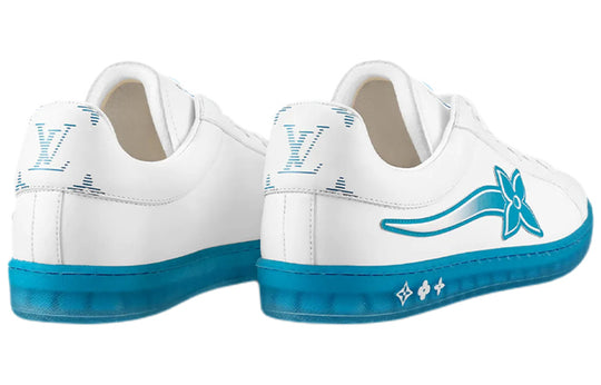 LOUIS VUITTON Luxembourg Samothrace Trainers 'White Blue' 1A9FZ3