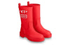 (WMNS) LOUIS VUITTON Territory Flat High Boots 'Red' 1A9H9M