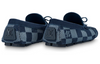 LOUIS VUITTON Driver Moccasin Shoes 'Blue Plaid' 1AAQYP
