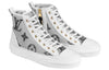 (WMNS) LOUIS VUITTON Stellar Zip Up Ankle Sneakers 'Grey White with Dark Grey Monogram' 1A87E2