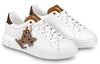 (WMNS) LOUIS VUITTON Time Out Sneakers 'White with Brown' 1AADMW