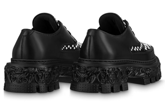 LOUIS VUITTON Derby LV Baroque Shoes 'Black' 1ABLO4