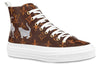 (WMNS) LOUIS VUITTON LV Stellar High-Top Sneakers Brown 1A52OF