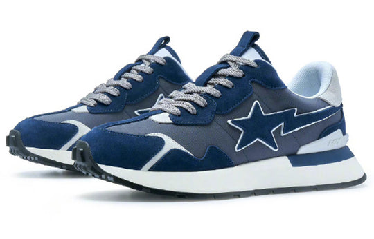 (WMNS) A BATHING APE Road Sta Express Leather Low 'Blue' 1I70-291-014-BLUE