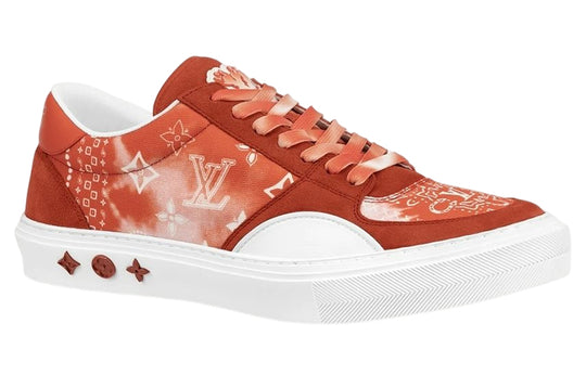 LOUIS VUITTON Ollie Sneakers 'Orange Tie Dye Style Monogram' 1AA7MZ