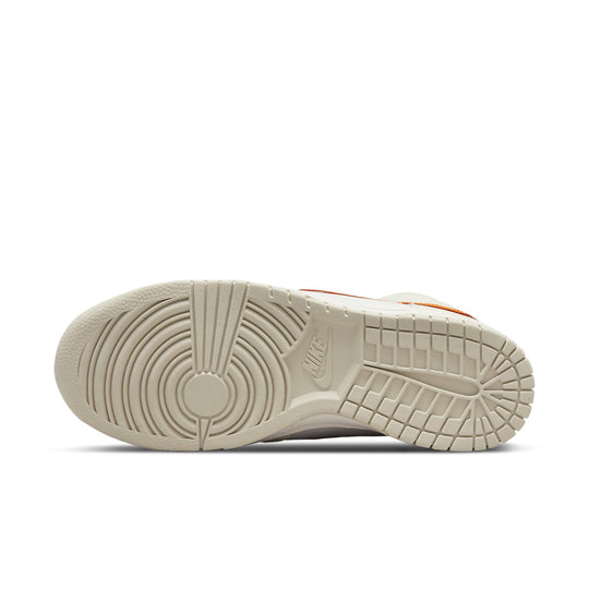 (WMNS) Nike Dunk High 'White Magma Orange' DV6986-100