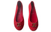 (WMNS) LOUIS VUITTON Ballerina Shoes 'Red Suede' 1A2P1N