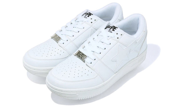 A BATHING APE Bape STA Low M2 'All White' 1F70-191-006-WHT