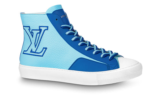 LOUIS VUITTON Tattoo Ankle Sneakers 'Blue' 1A8XVW