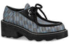 (WMNS) LOUIS VUITTON Beaubourg Platform Derby Shoes 'Blue Plaid Print' 1A5SP2