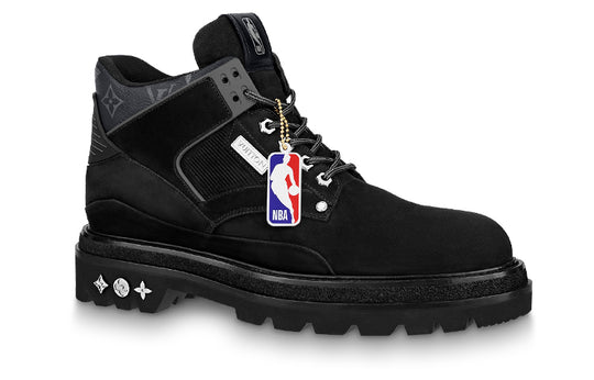 LOUIS VUITTON x NBA Oberkampf Ankle Boots 'Black' 1A8EMQ