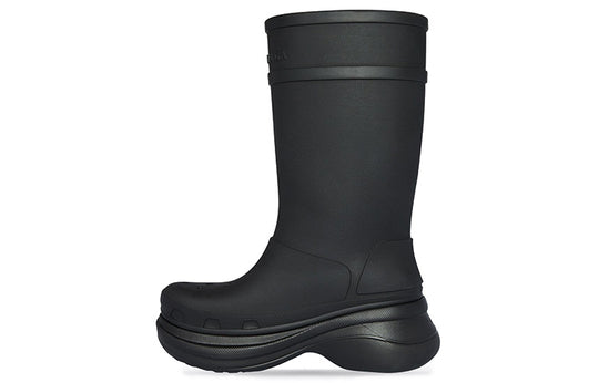 (WMNS) Crocs x Balenciaga Boots 'Black' 677388W1S8E1000