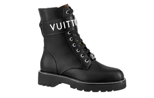 (WMNS) LOUIS VUITTON Territory Ankle Boots 'Black' 1A9HAJ