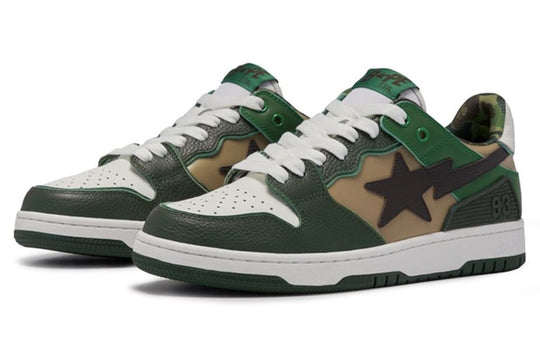 A BATHING APE Sk8 Sta 'Forest Green Tan' 1I30-291-005-GREEN