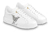 (WMNS) LOUIS VUITTON Time Out Sneakers 'White with Large Crystal Side Logo' 1A9Q2E