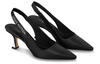 (WMNS) LOUIS VUITTON Sparkle Slingback Pumps 'Black' 1AB0MK