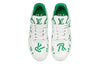 LOUIS VUITTON LV Trainer Sneakers 'White Green' 1AAGXF