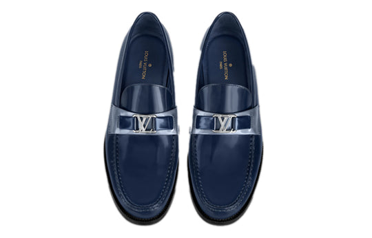 LOUIS VUITTON Major Loafers 'Navy' 1A8VBC