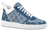 (WMNS) LOUIS VUITTON LV Boombox Monogram Sneakers Denim-Blue 1A8E3S