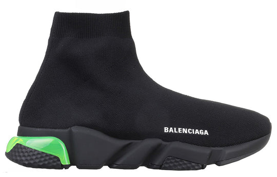 Balenciaga Speed Sneaker 'Clearsole - Black Fluo Yellow' 607544W2DBL1171