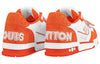 LOUIS VUITTON LV Trainer 'White Orange Velcro' 1A9ZBI