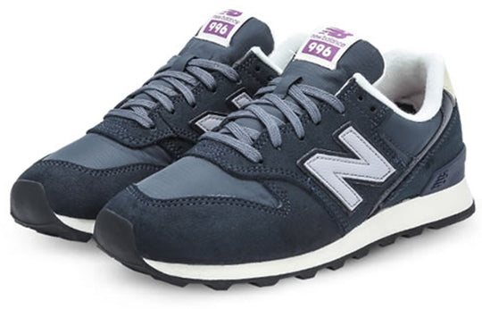 (WMNS) New Balance 996 Series Sneakers Navy WR996VCA