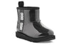 UGGClassic Clear Mini II Large LOGO Fleece Lined Big Boys Black