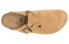 BirkenstockBoston Suede Leather Narrow Fit 'Latte Cream'