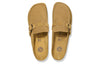 Birkenstock(WMNS) Buckley Suede Embossed 'Corduroy Cork Brown'