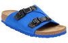 Birkenstock(WMNS) Zrich Tech Suede Leather Narrow Fit Sandals 'Blue'