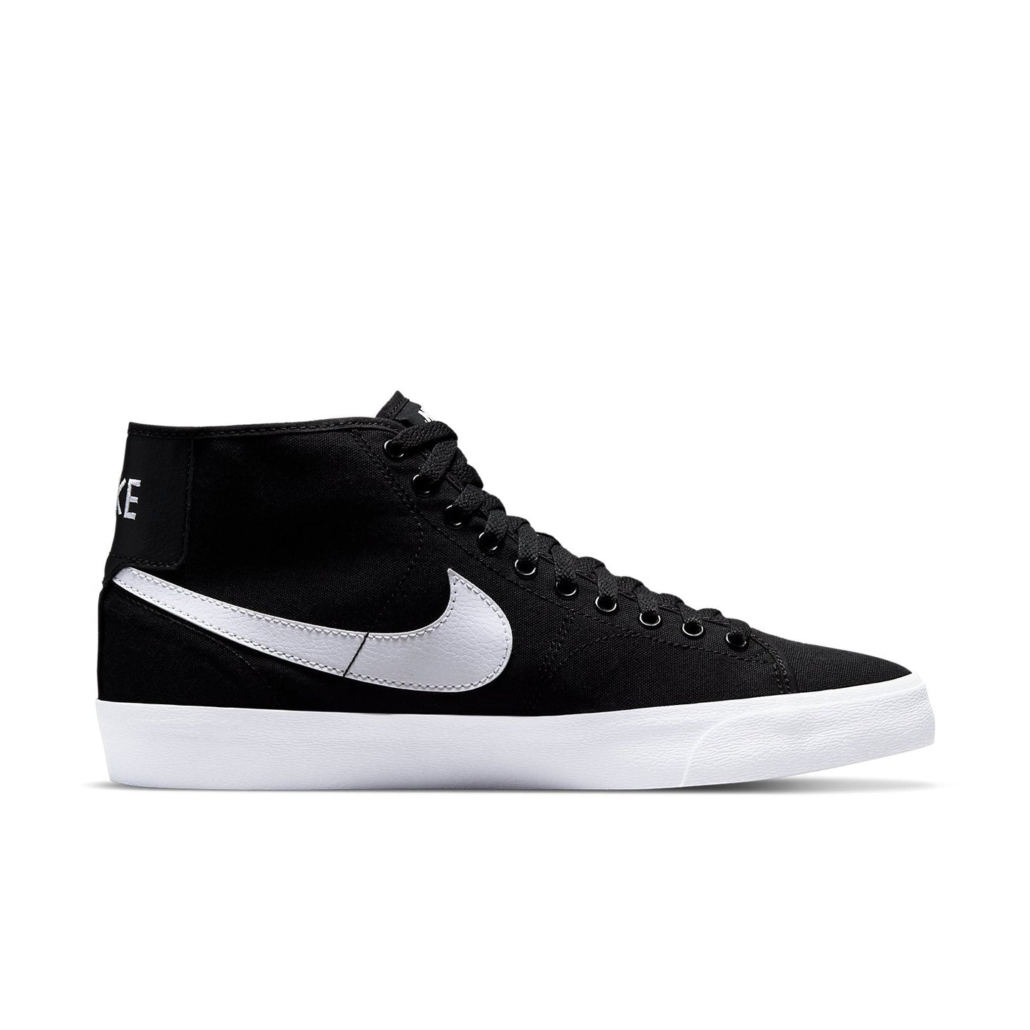 NikeBlazer Court Mid SB 'Black White'